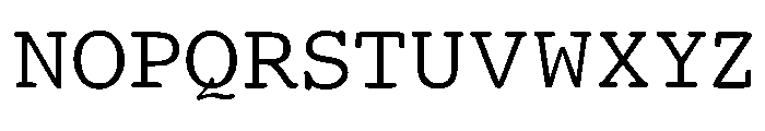 Simple Machine Regular Font LOWERCASE