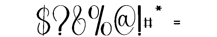 Simple Machine Font OTHER CHARS