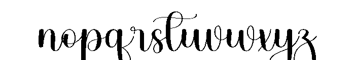 Simple Machine Font LOWERCASE