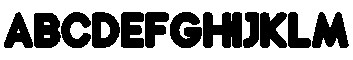 Simple Minimalist Regular Font UPPERCASE