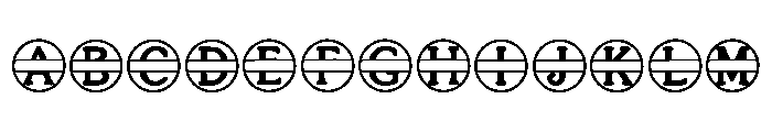 Simple Monogram Regular Font UPPERCASE
