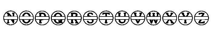 Simple Monogram Regular Font UPPERCASE
