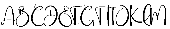 Simple Multitalents Font UPPERCASE