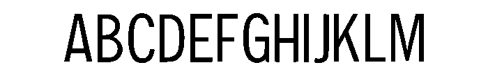 Simple Narrow Regular FONT