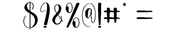Simple Nativity Font OTHER CHARS
