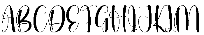 Simple Nativity Font UPPERCASE