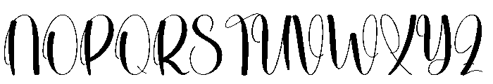 Simple Nativity Font UPPERCASE