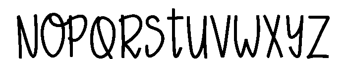 Simple Notebook Regular Font UPPERCASE
