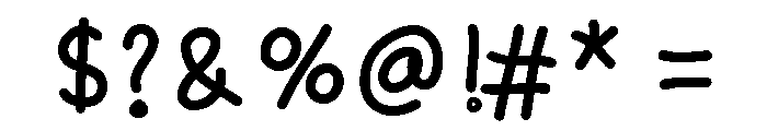 Simple Notes Regular Font OTHER CHARS