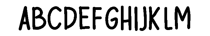 Simple Notes Regular Font UPPERCASE