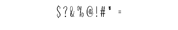 Simple  Outfit Font OTHER CHARS