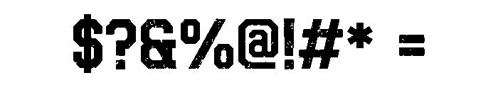Simple Outlaw Font OTHER CHARS