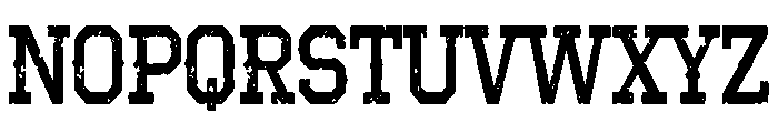 Simple Outlaw Font UPPERCASE