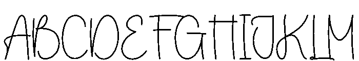 Simple Outold Font UPPERCASE