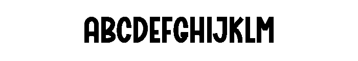 Simple Person Font UPPERCASE