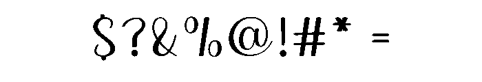 Simple Photoshop Font OTHER CHARS