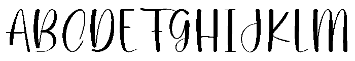 Simple Photoshop Font UPPERCASE