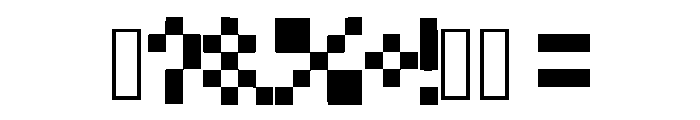 Simple Pixel Regular Font OTHER CHARS