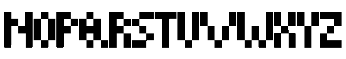 Simple Pixel Regular Font UPPERCASE