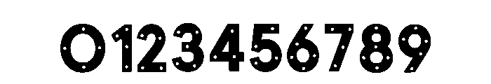Simple Polkadot Regular Font OTHER CHARS
