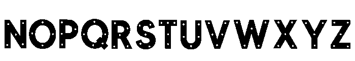Simple Polkadot Regular Font LOWERCASE