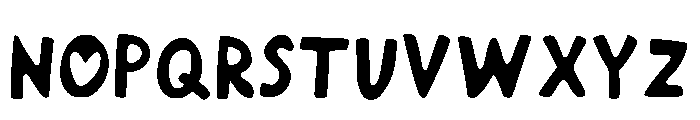 Simple Pop Regular Font LOWERCASE