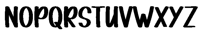 Simple Preppy Font UPPERCASE