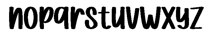 Simple Preppy Font LOWERCASE