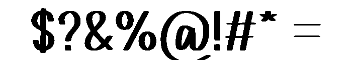 Simple Quotes Font OTHER CHARS
