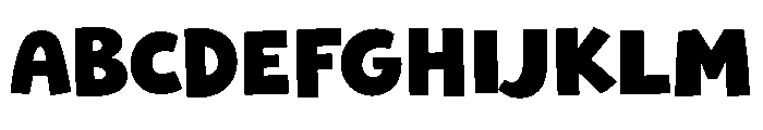 Simple Rainy Regular Font UPPERCASE