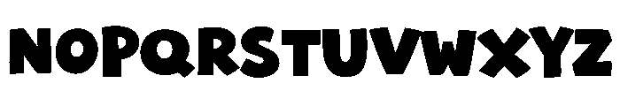 Simple Rainy Regular Font UPPERCASE