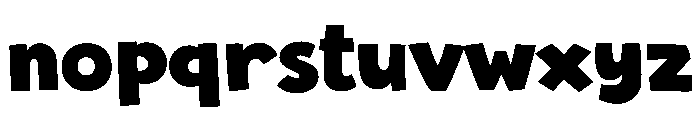 Simple Rainy Regular Font LOWERCASE