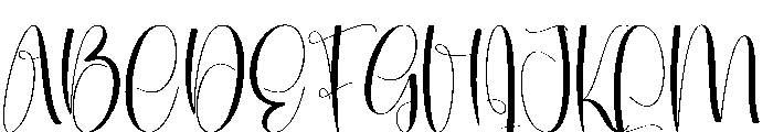 Simple Remember Font UPPERCASE