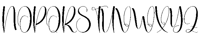 Simple Remember Font UPPERCASE