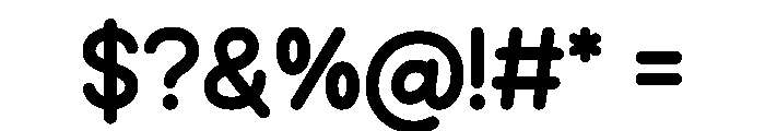 Simple Request Regular Font OTHER CHARS