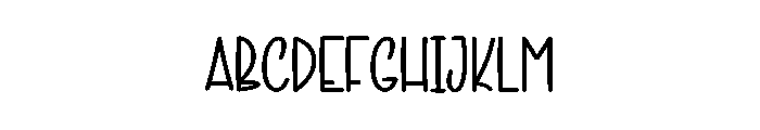Simple Scratces Font UPPERCASE