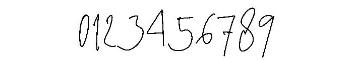 Simple Scribble Font OTHER CHARS