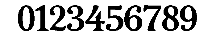 Simple Serif Font OTHER CHARS