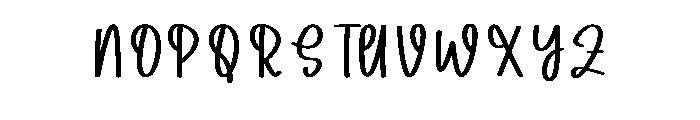 Simple Signature2 Font UPPERCASE