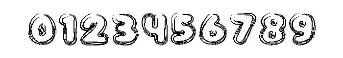Simple Sketch Regular Font OTHER CHARS