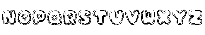 Simple Sketch Regular Font LOWERCASE