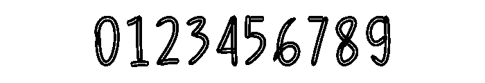 Simple Sketch Font OTHER CHARS
