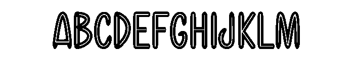 Simple Sketch Font UPPERCASE