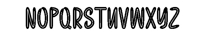 Simple Sketch Font UPPERCASE