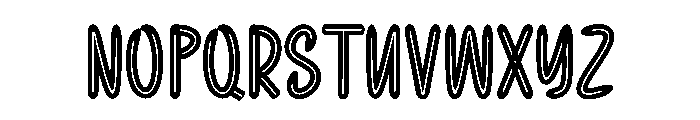 Simple Sketch Font LOWERCASE