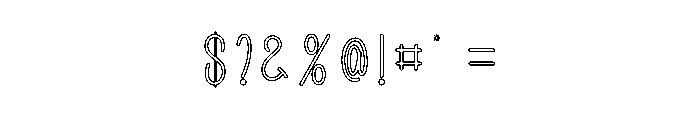 Simple Sketchy Font OTHER CHARS