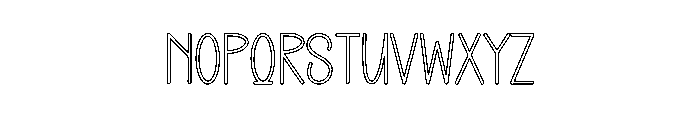 Simple Sketchy Font LOWERCASE