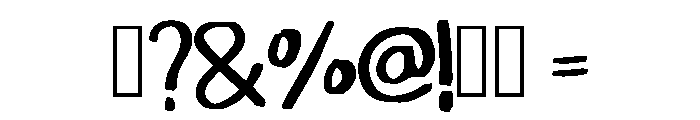 Simple Skinny Regular Font OTHER CHARS