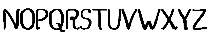 Simple Skinny Regular Font UPPERCASE