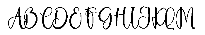 Simple Smoothie Font UPPERCASE